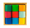 Конструктор деревянный Разноцветный ролик