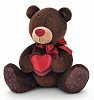 Медвежонок Choco с сердцем сидячий, 30 см