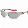 Детские солнцезащитные очки Sport бело-розовые 3+, (KS-SPWHCA003)