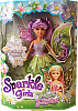 Кукла Цветочная фея Ирис в салатово сиреневом платье с аксессуарами, 25 см