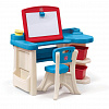 Детский стол для творчества ART DESK REFRESH со стульчиком