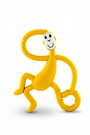 Игрушка-грызун Танцующая Обезьянка (цвет желтый, 14 см)
