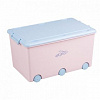 Ящик для игрушек Rabbits KR-010 pink-blue