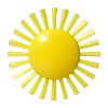 Игрушка Плюи Щетка-Солнце (9 см)