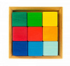 Конструктор деревянный Разноцветный кубик