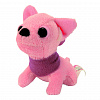 Мини-модница Чихуахуа розовая собачка, с повязкой 10 см