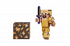 Игровая фигурка Minecraft Steve in Gold Armor серия 3