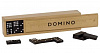 Настольная игра Домино в деревянной коробке 55 штук