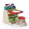 Детский стол со стулом и доской для творчества FLIP&DOODLE