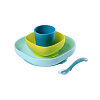 Набор силиконовой посуды Beaba 4 предмета - blue