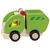 Машинка деревянная Мусоровоз зеленый (55964G)