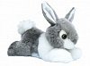 Мягкая игрушка Серый кролик 25см