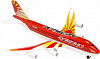 Самолет Boeing 787 Red Sun 13 см