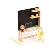 Набор для кукол - Мебель для домашнего рабочего стола (LO37006Z)