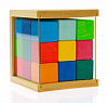Конструктор деревянный кубики 27 элементов