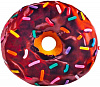 Подушка декоративная Пончик шоколадная глазурь
