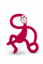 Игрушка-грызун Танцующая Обезьянка (цвет красный, 14 см)