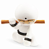 Интерактивная фигурка Ниндзя Warrior Burner Белое кимоно, черный пояс (70512)