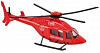 Вертолет пожарный Bell 429 13 см