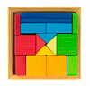 Конструктор деревянный Разноцветный квадрат