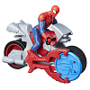 Фигурка Человека-паука Spider Man на транспортном средстве со стартером 15 см (B9705_B9994)