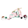 Транспорт для кукол - Скутер с коляской и собачкой