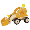 Машинка деревянная Экскаватор, желтый, 28 см (55962G)