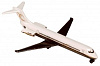 Самолет MD-80 Golden Jet 13 см