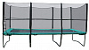 Прямоугольный батут с защитной сеткой и лестницей 457х305 см