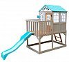 Деревянный детский домик с горкой Highline Retreat (F29060EF)