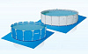 Квадратная подстилка для бассейнов (58002)