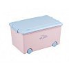 Ящик для игрушек Junior TG-179 Rabbits pink-blue