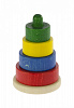 Пирамидка деревянная Этажная разноцветная (NIC2312)