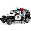 Джип Полиция  Wrangler Unlimited Rubicon + фигурка полицейского 02526