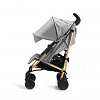 Коляска-трость Stockholm Stroller 3.0 - Golden Grey (серая/золотая рама)