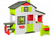 Дом для друзей Smoby Toys с дверным звонком столиком и забором 217х171х172 см (810203) 